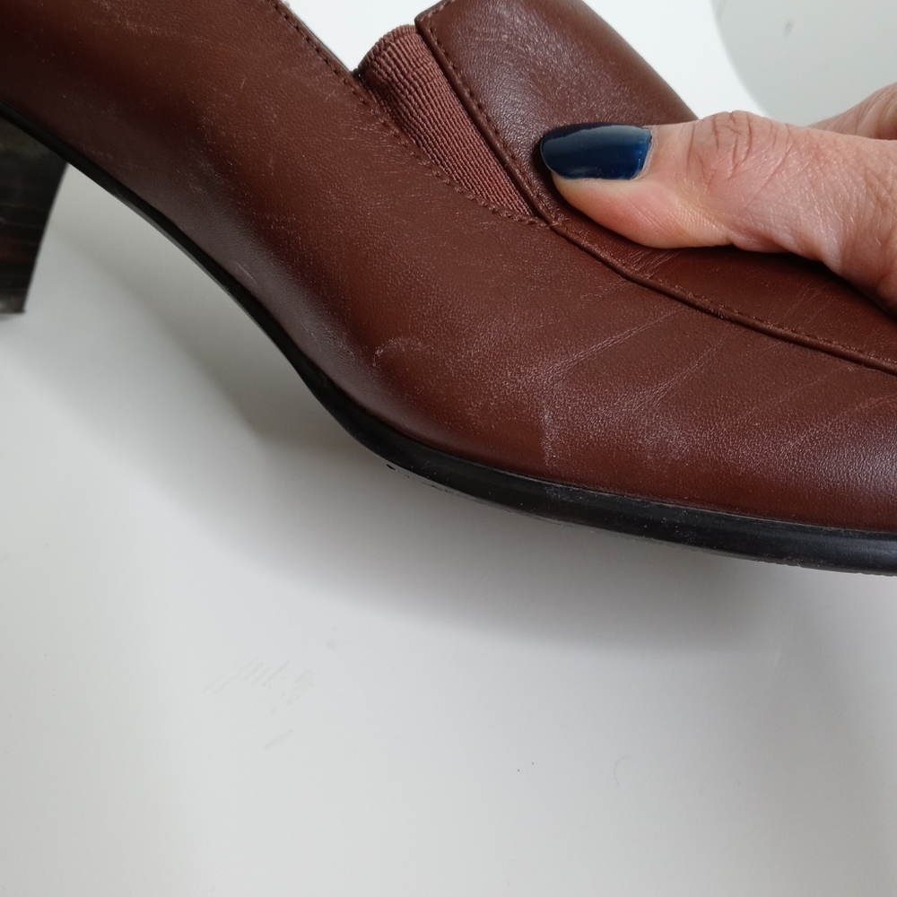 Walking Cradles Shoes 8 1/2 w Brown. - Picture 6 of 11